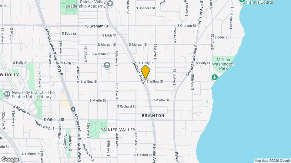 4906 S Willow St Map and Location Details