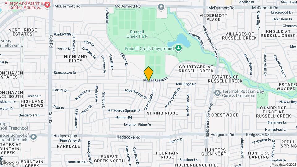 8312 Salado Springs Dr Map and Location Details