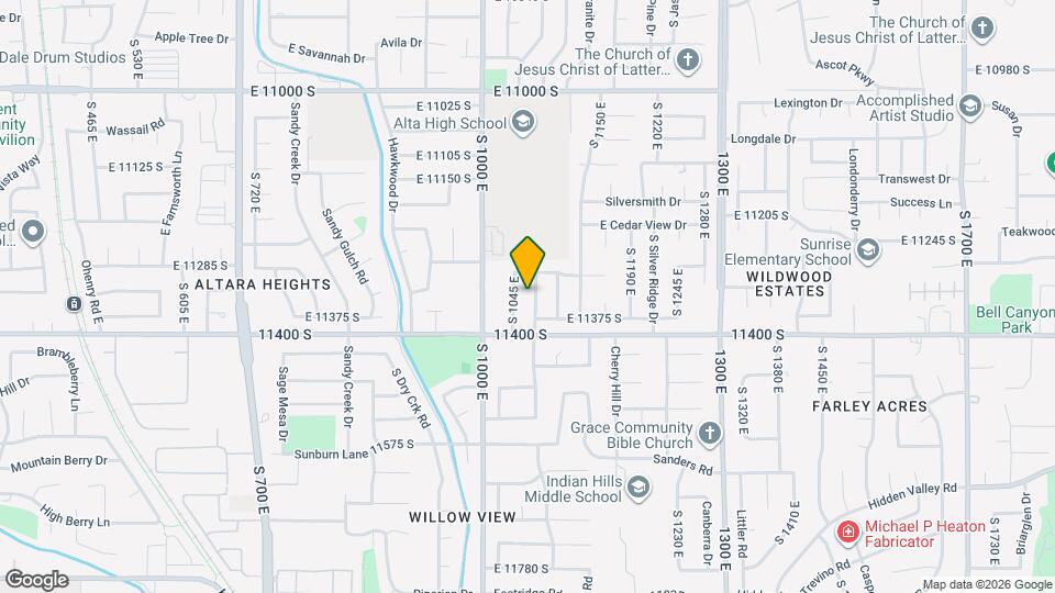 11332 S Alondra Way Map and Location Details