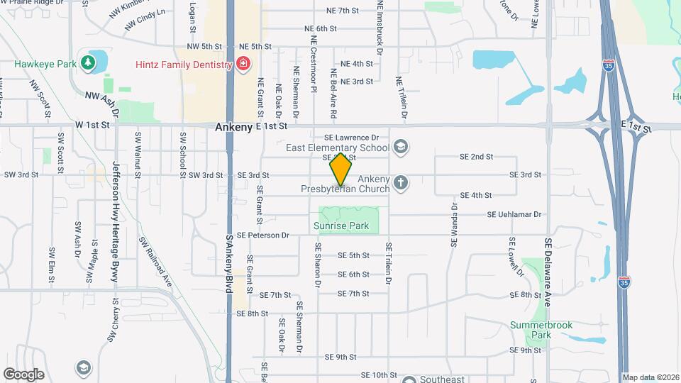502 SE 4th St Map and Location Details