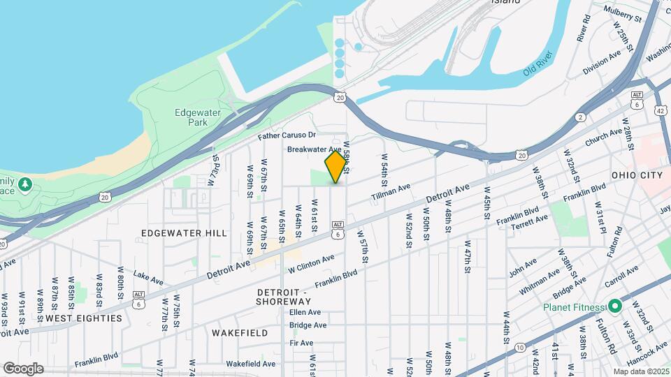 1325 W 59th St Map and Location Details
