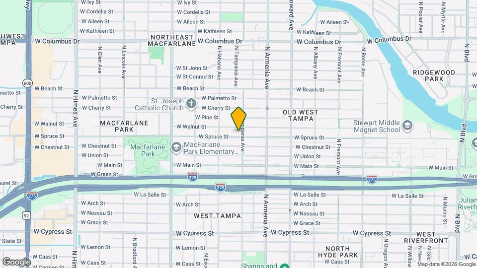2703 W Spruce St Map and Location Details
