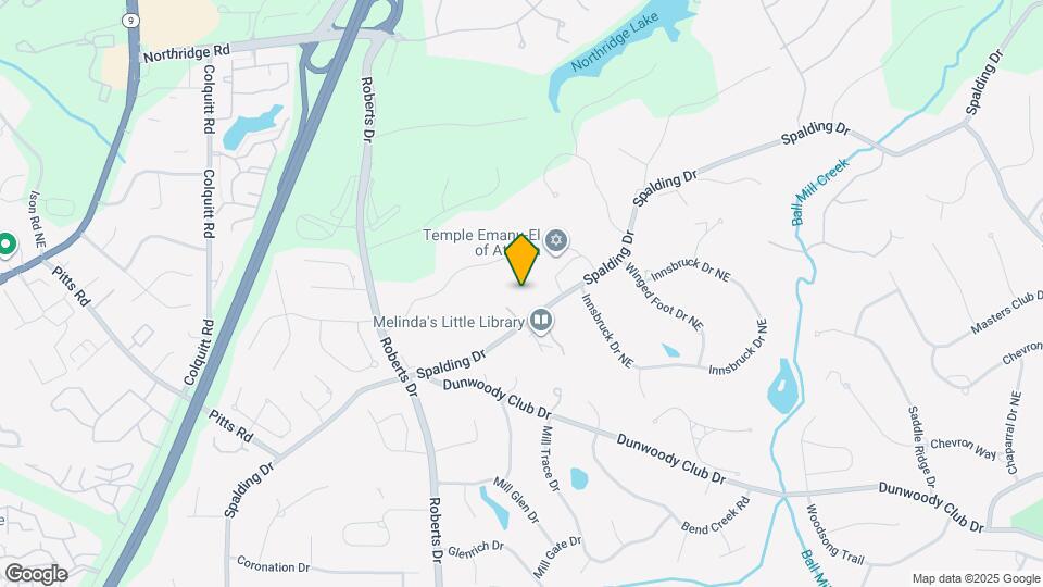 1550 Spalding Dr Map and Location Details