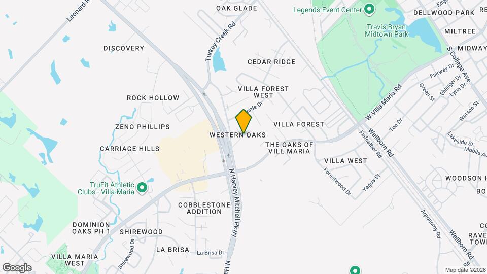 1421 Western Oaks Ct Map and Location Details