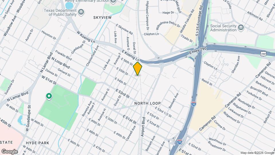5502 Evans Ave Map and Location Details