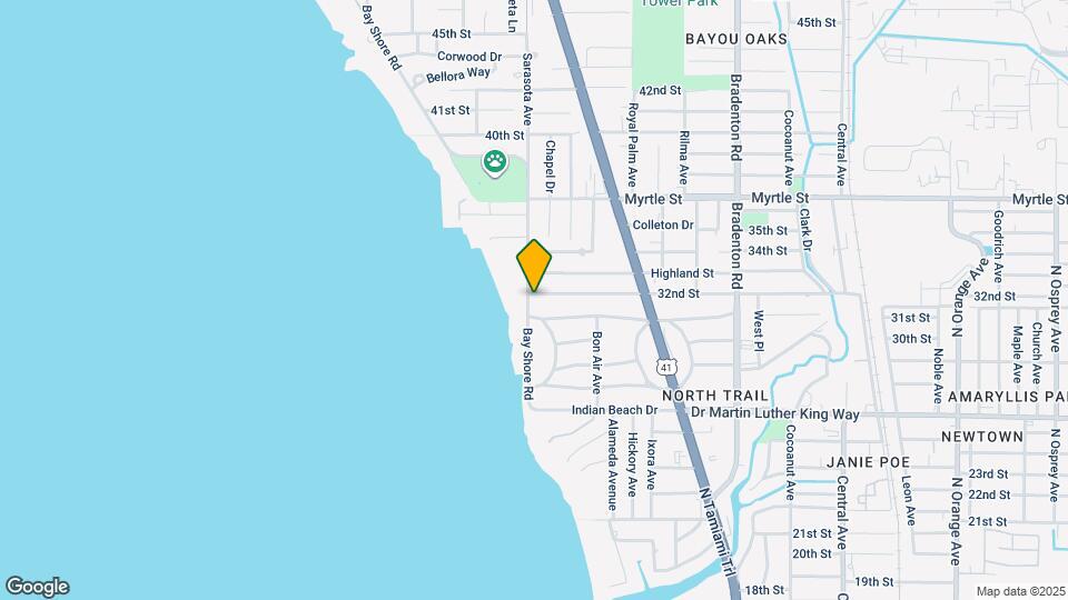3140 Bay Shore Rd Map and Location Details