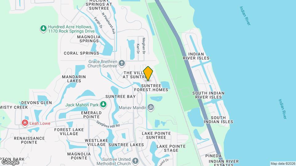 858 Villa Dr Map and Location Details