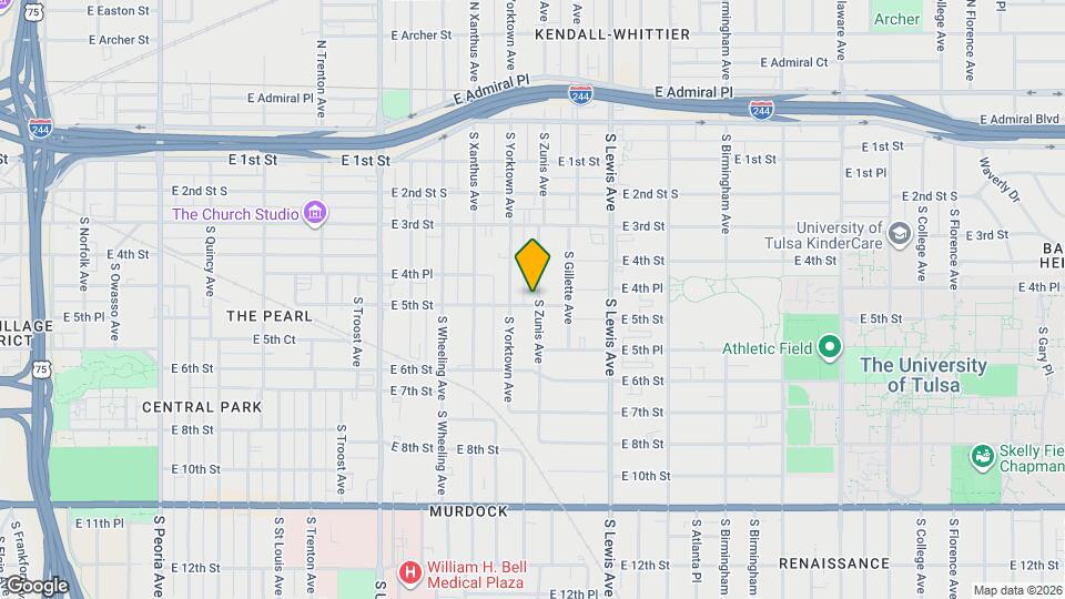368 S Zunis Ave Map and Location Details