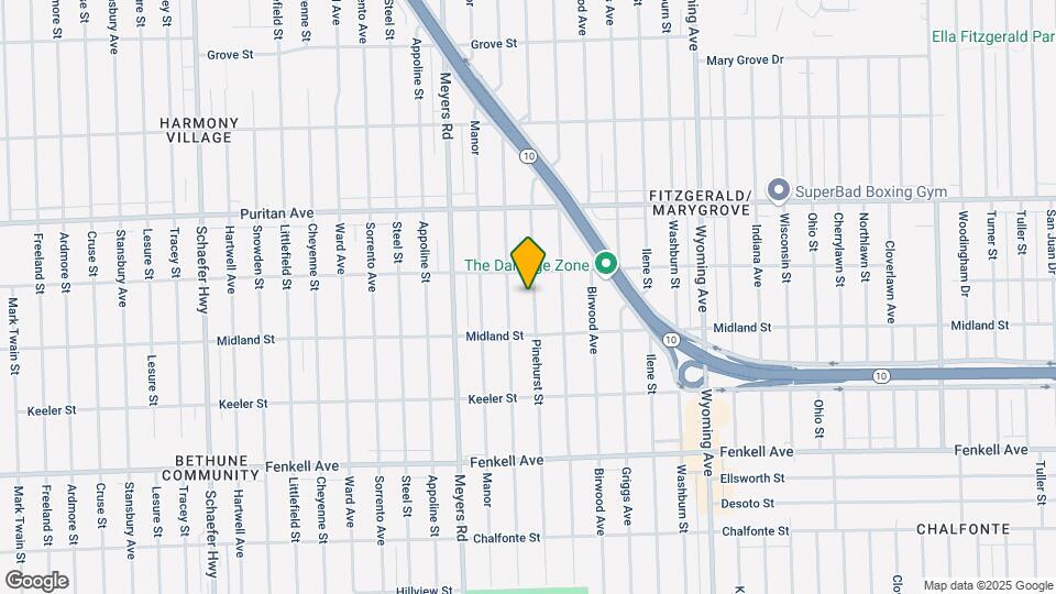 15767 Pinehurst St Map and Location Details