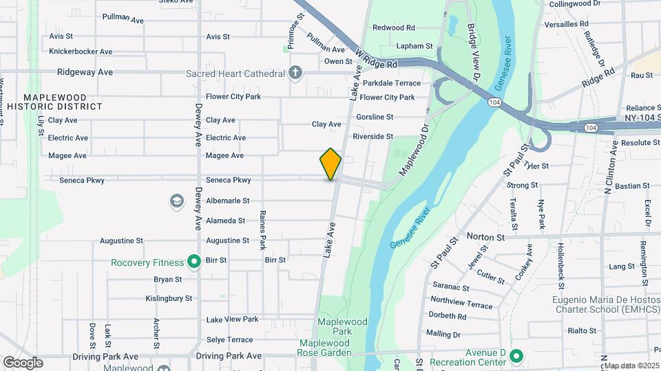 1239 Lake Ave Map and Location Details
