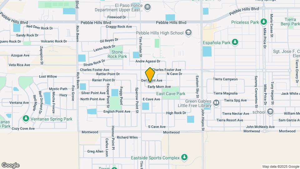 14309 Early Morn Ave Mapa y Detalles de la Ubicación