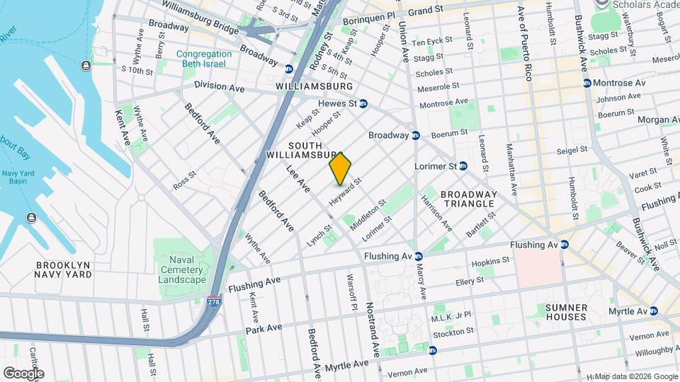 169 Heyward St Map and Location Details