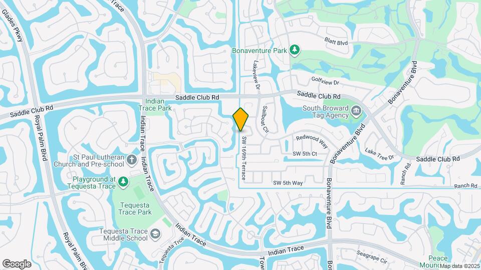 487 SW 169th Terrace Map and Location Details