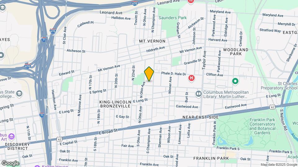 1239 Metro Ave Map and Location Details
