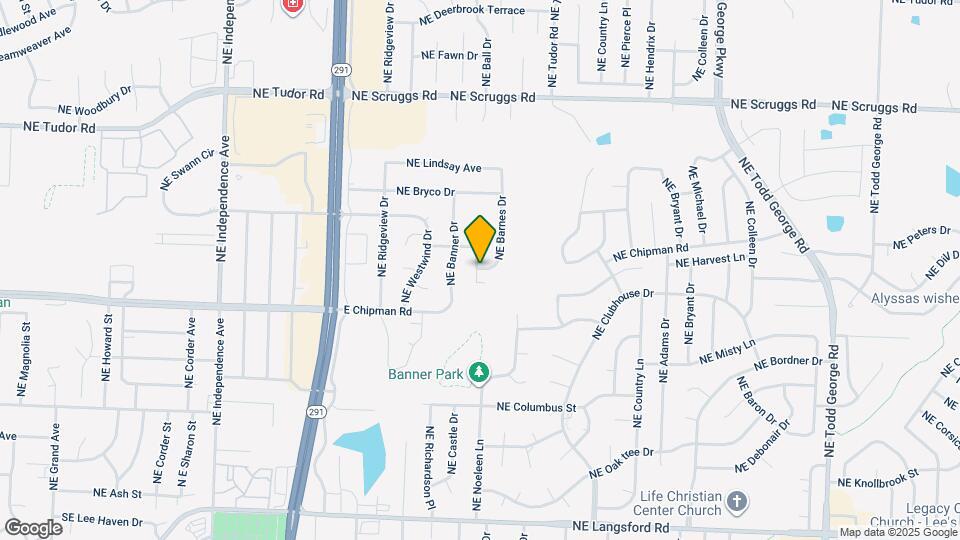 711 BARNES Dr Map and Location Details