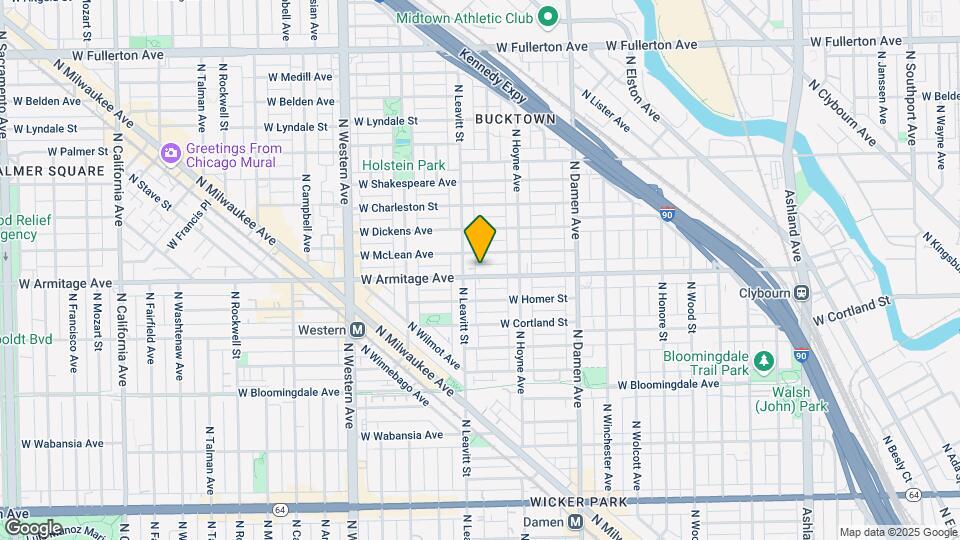 2140 W Armitage Ave Map and Location Details