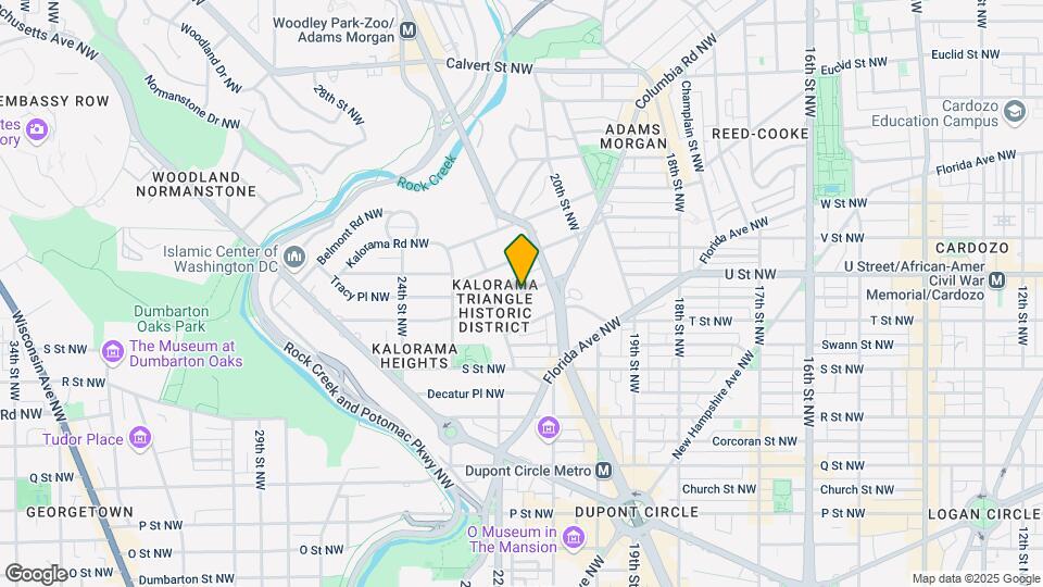2153 California St NW Map and Location Details