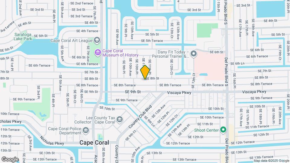 1104 SE 8th St Map and Location Details