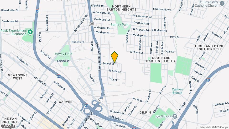 1715 Brookfield St Map and Location Details