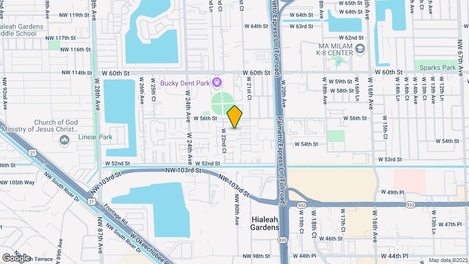5403 W 22nd Ct Map and Location Details