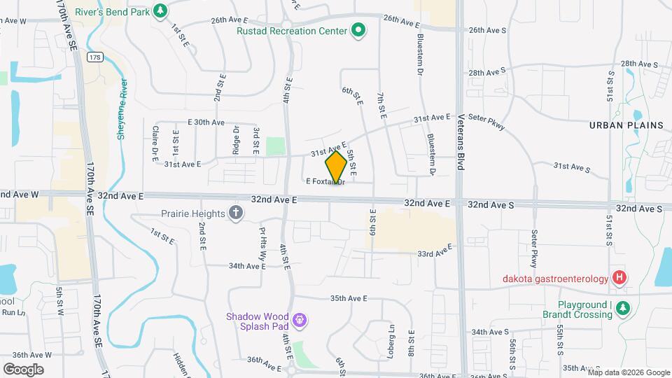 445 Foxtail Dr Map and Location Details