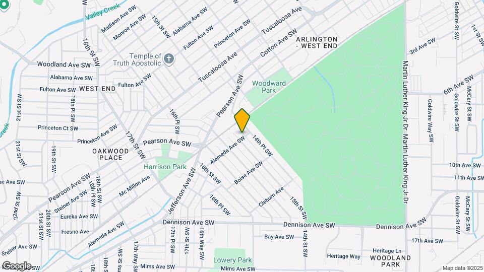 1031 15th St SW Map and Location Details