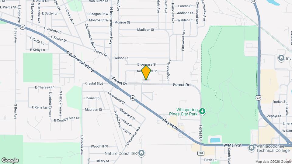 2360 Forest Dr Map and Location Details