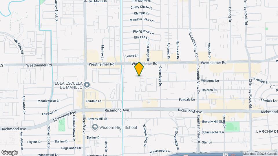 2822 Briarhurst Dr Map and Location Details