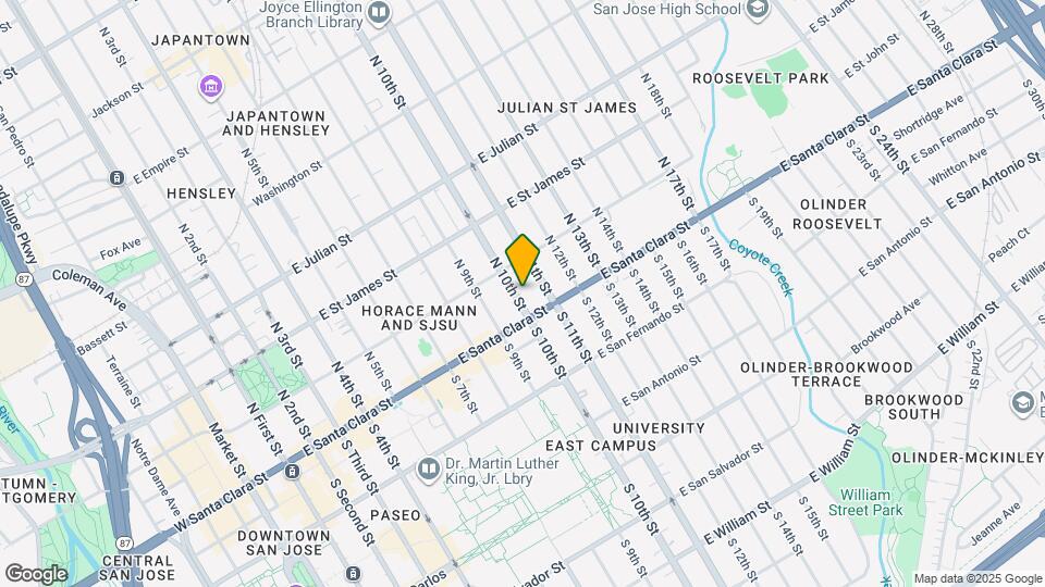 42 N 10th St Map and Location Details