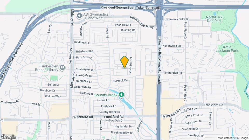 4342 Timberglen Rd Map and Location Details