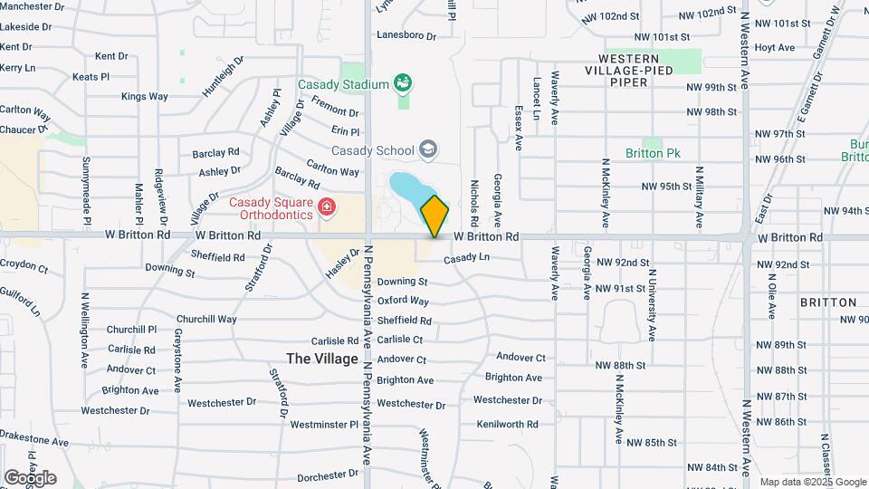 1706 W Britton Rd Mapa y Detalles de la Ubicación