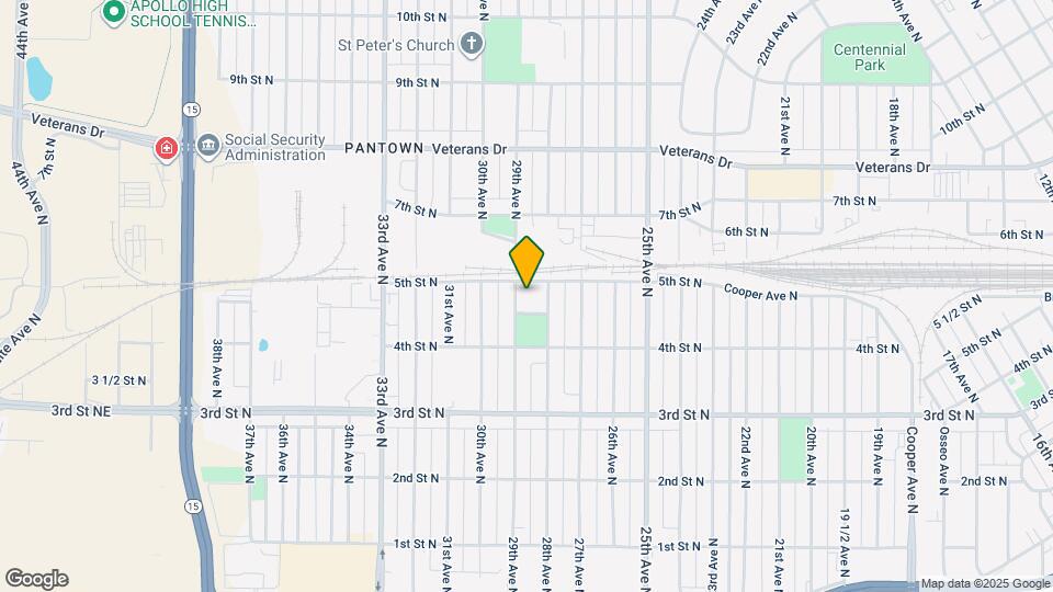 444 29th Ave N Map and Location Details