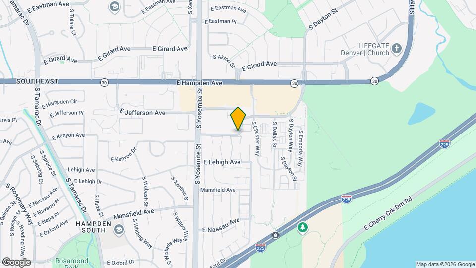 5829 Beeler St Map and Location Details
