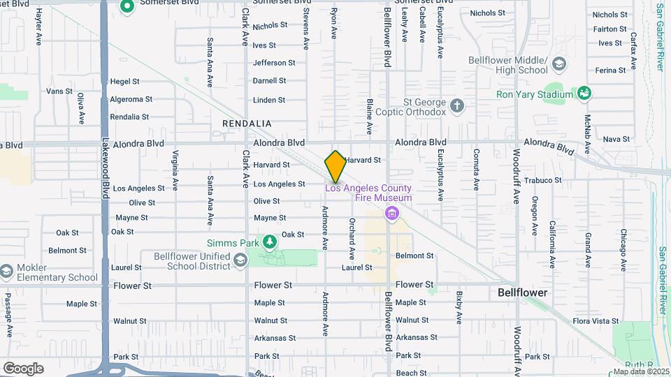 9618 Pacific Ave Map and Location Details