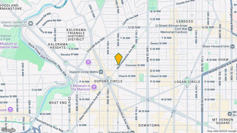 1613 18th St NW Map and Location Details