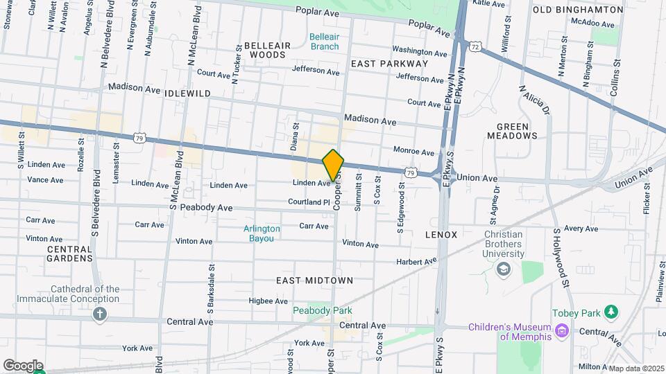 2123 Linden Ave Map and Location Details