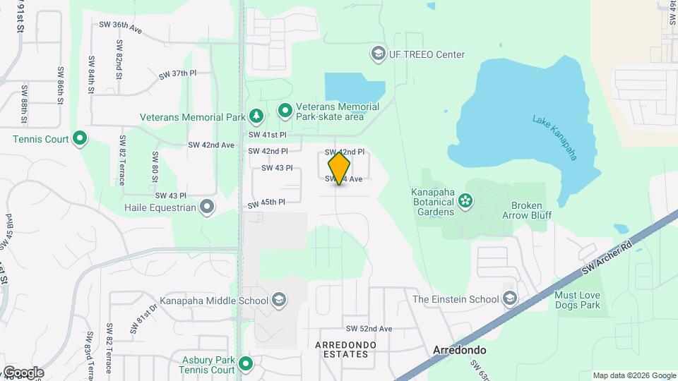 6910 SW 45th Ave Map and Location Details