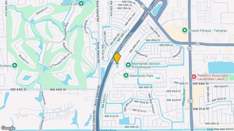 4530 NW 48th Terrace Map and Location Details