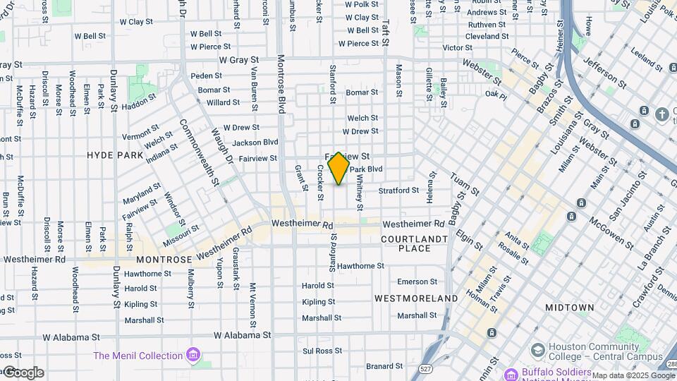 2605 Stanford St Map and Location Details