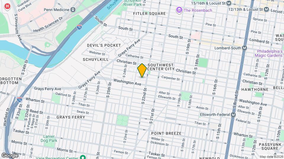 2217 League St Map and Location Details
