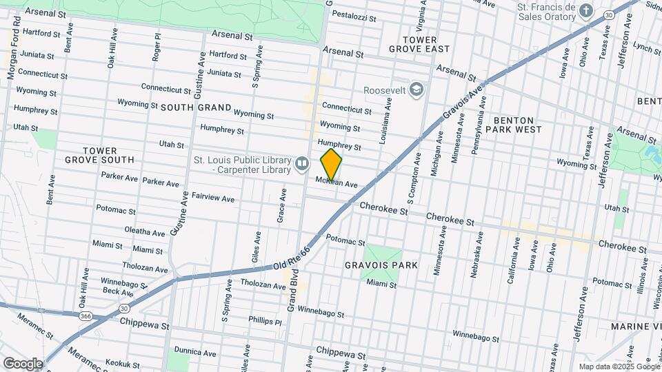 3506 McKean Ave, Unit FL1 Mapa y Detalles de la Ubicación