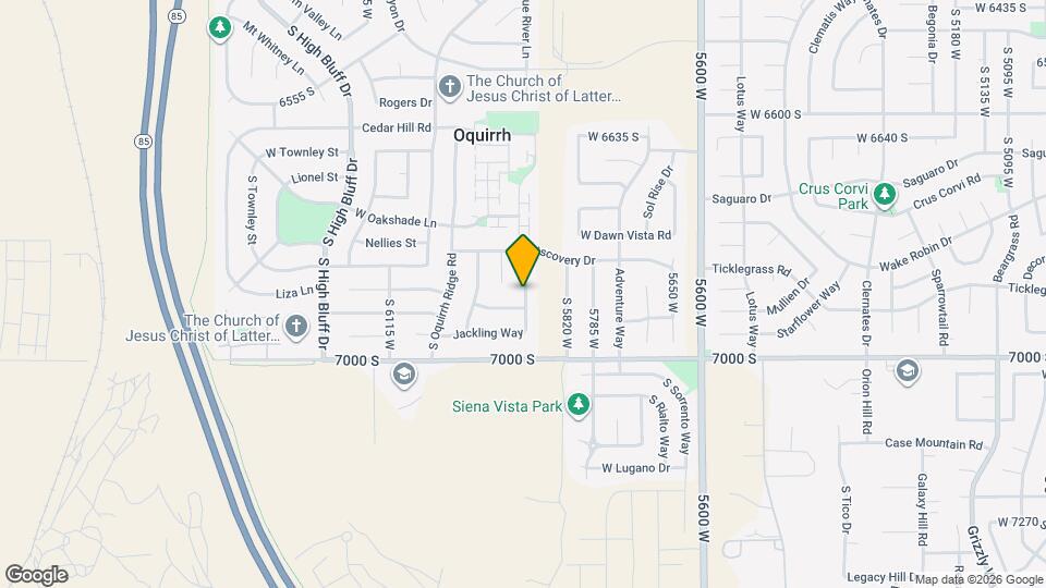 6890 Jackling Way Map and Location Details