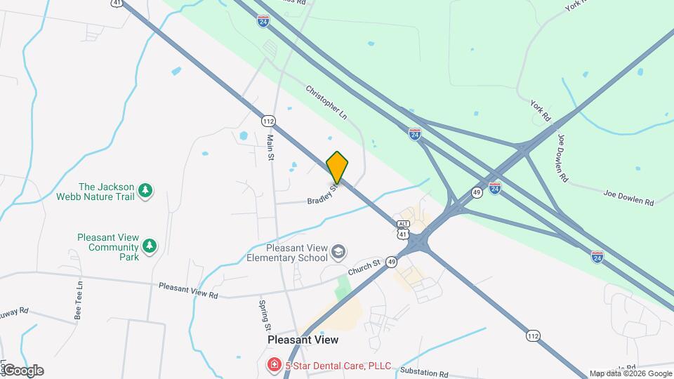 2303 Bradley St Map and Location Details