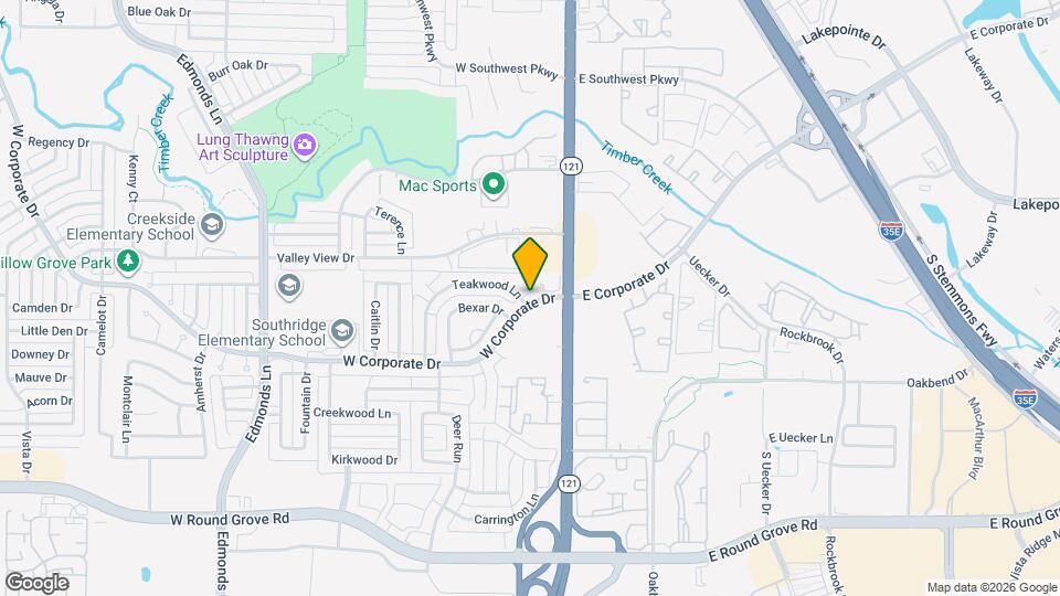201 Teakwood Ln Map and Location Details