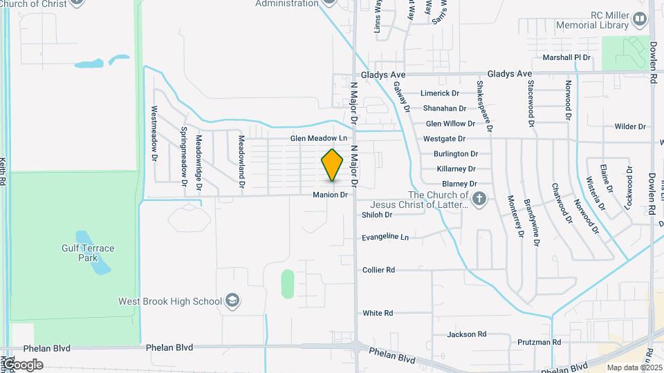 1021 Park Meadow Dr Map and Location Details