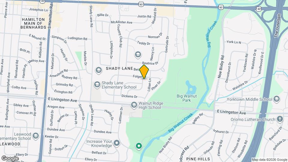 1450 Blaine Dr Mapa y Detalles de la Ubicación