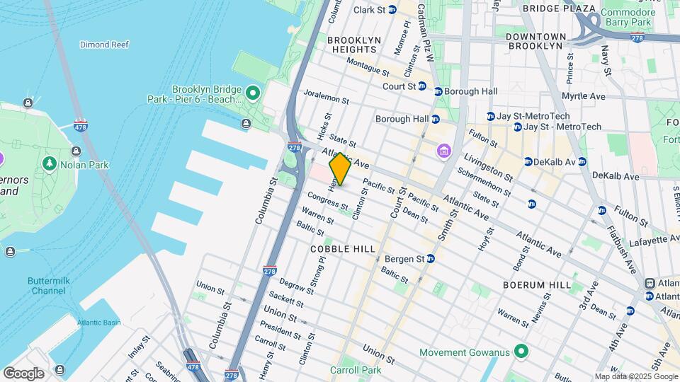122 Amity St Map and Location Details