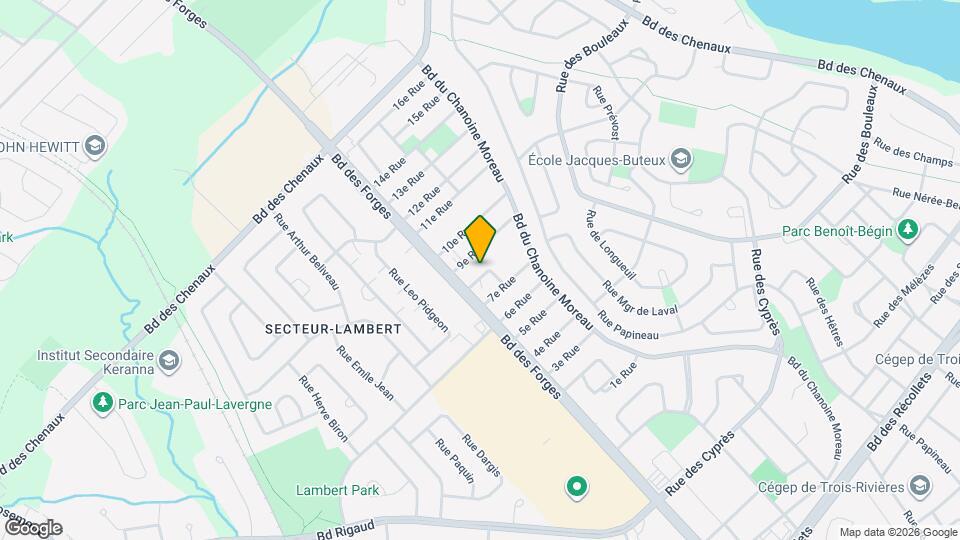 1410-1414 8E Rue Map and Location Details