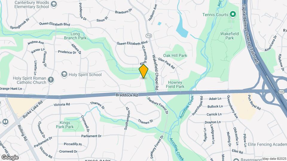 8501 Canterbury Dr Map and Location Details