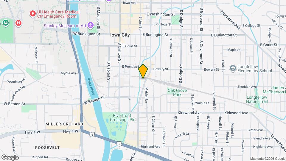 711 S Gilbert St Mapa y Detalles de la Ubicación